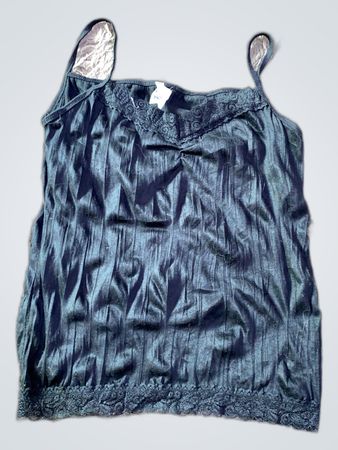 Black Lace Trim Camisole Top