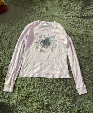 Cache Cache Pink Graphic Knit Sweater