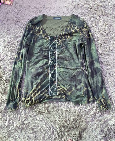 Apanage Printed Leopard Blouse