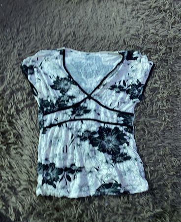 Blouse with Floral Pattern