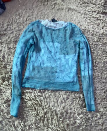 Trussardi Jeans Sheer Long Sleeve Blouse