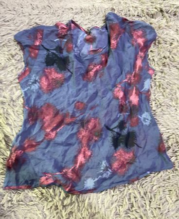 Blouse with Floral Pattern