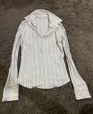 Unbranded Striped Long Sleeve Shirt