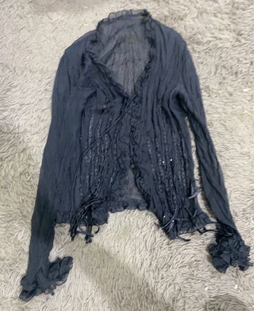 Black Sheer Blouse