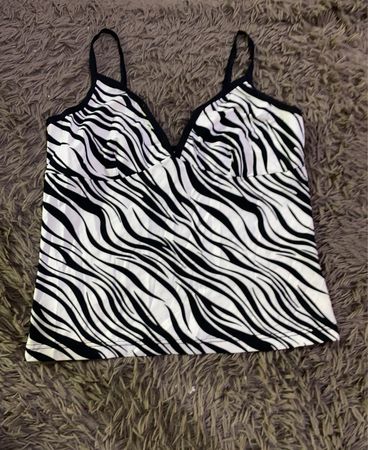 Zebra Print Camisole Top