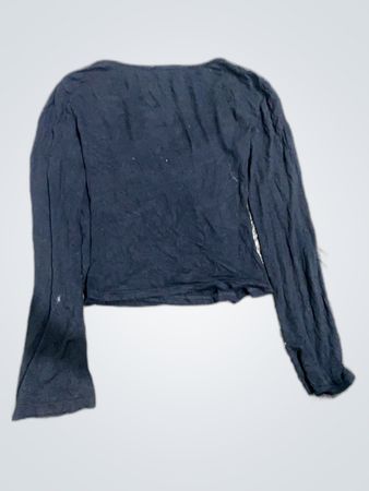 Long Sleeve Dark Blue Top