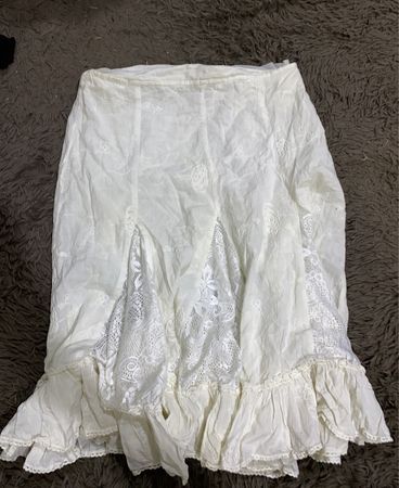White Lace Skirt
