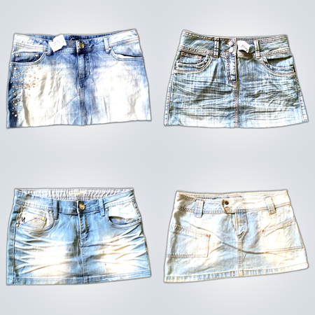Denim Skirt Bundle - 10 Piece Mix of Diesel, 7 For All Mankind, G-Star & More