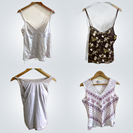 Camisole & Tank Top Bundle - Bebe, Next & More - 10 Piece Women's Lingerie Set