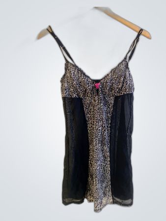 Black Lace Trim Camisole Top