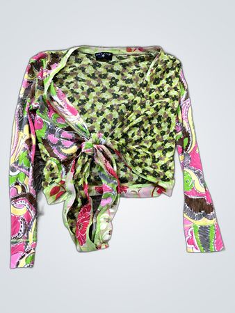 Blouse with Floral Pattern