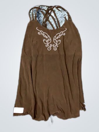 Brown Tank Top