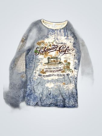 Unbranded Printed Long Sleeve T-Shirt