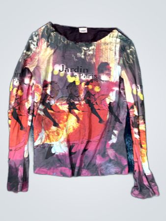 Jardin de Paris Multicolor Printed Long Sleeve Top