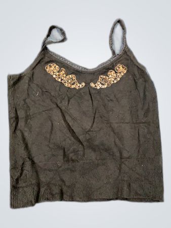 Black Lace Trim Camisole
