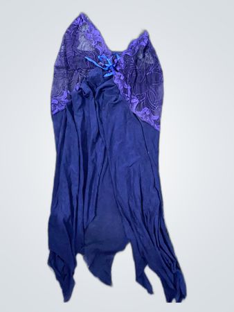 Purple Lace Slip Dress