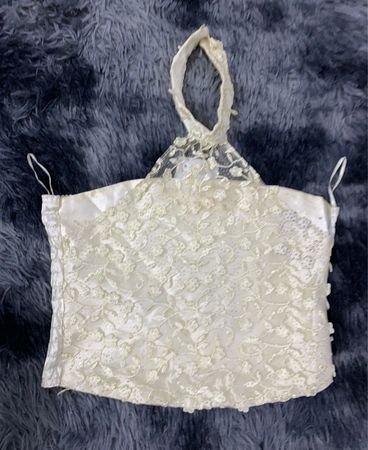 White Lace Halter Top