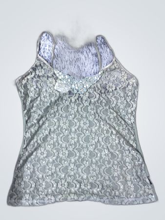 Gray Lace Camisole
