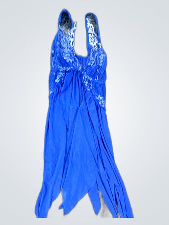 Blue Lace Slip Dress
