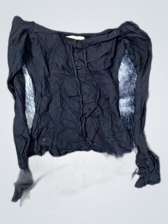 Black Off-Shoulder Blouse