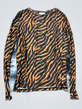 Tiger Print Long Sleeve Shirt