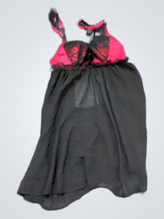 Black Lace Slip Dress