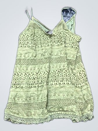 Green Lace Camisole