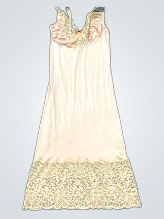 Pink Lace Trim Nightgown