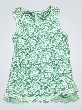 Mint Green Lace Top