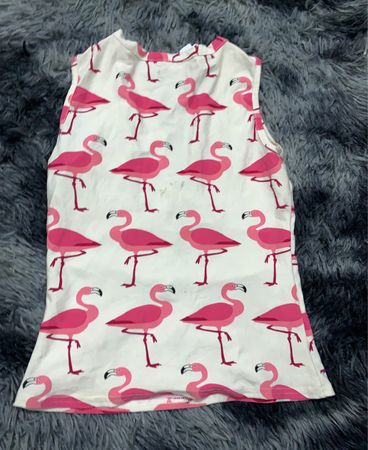 Lola & the Boys Printed Flamingo Camisole Top