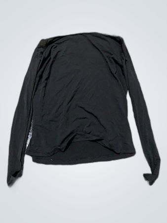 Guess Black Bow Detail Long Sleeve Blouse