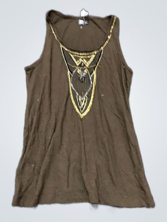 Brown Tank Top