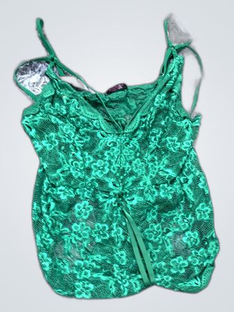Green Lace Camisole