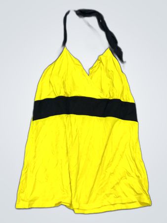 Yellow Halter Tank Top
