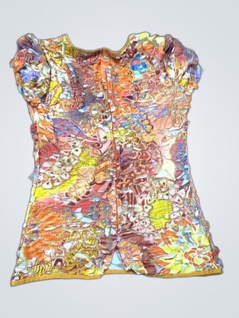 Blouse with Abstract Pattern