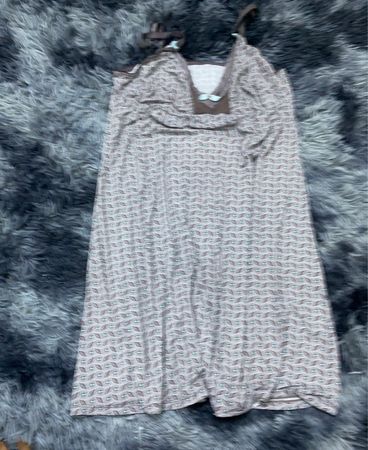 Unbranded Beige Slip Dress