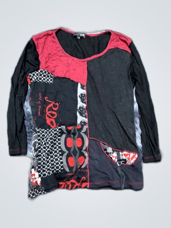 Desigual Patchwork Long Sleeve Blouse