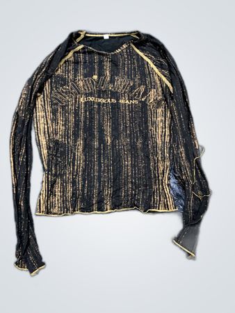 Luxury Jeans Graphic Long Sleeve Sweatshirt