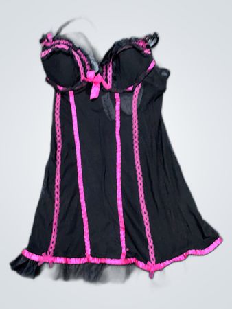 Unbranded Black Lace Trim Camisole