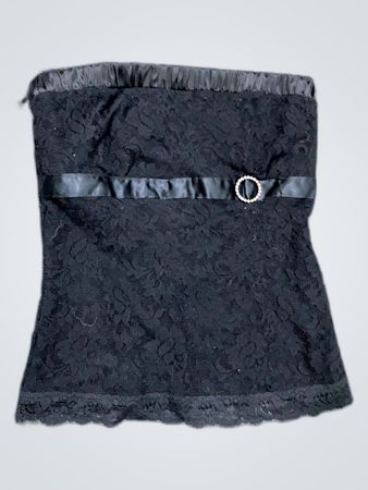 Black Lace Camisole Top