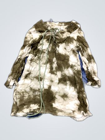 Tie-Dye Long Sleeve Dress