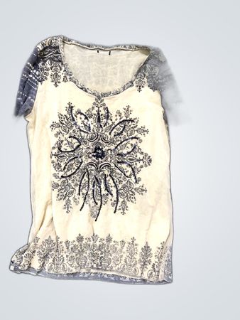 Long-sleeved Embellished Top
