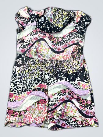 Multicolor Printed Mini Dress