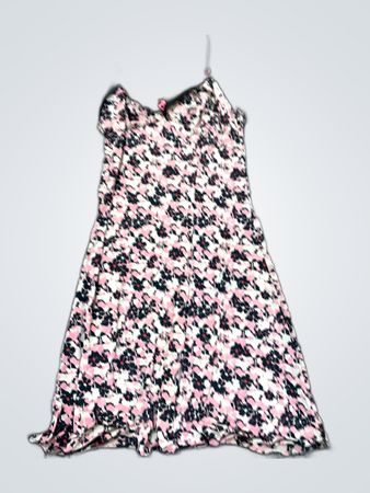 Unbranded Pink Floral Slip Dress
