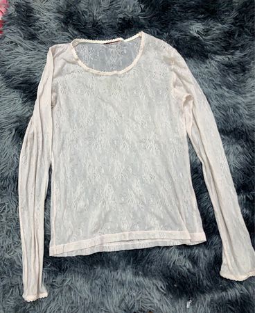 RED Valentino Sheer Lace Blouse