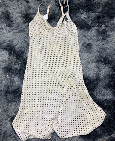 White Polka Dot Romper