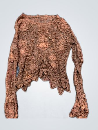 Brown Lace Top