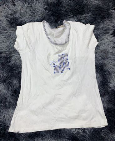 Unbranded White Printed T-Shirt