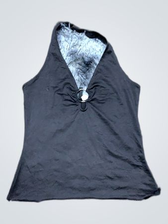 Black Halter Top