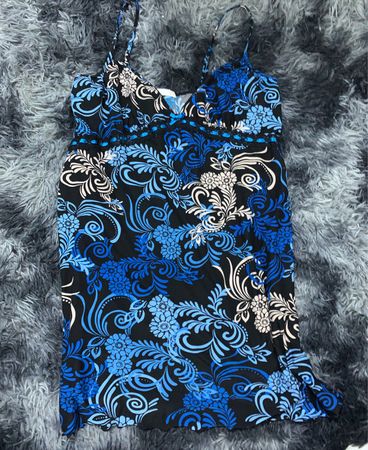 Blue Floral Dress
